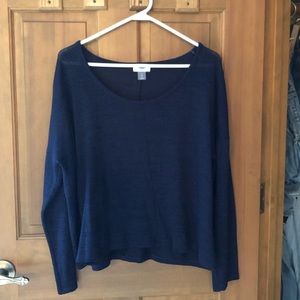 Navy blue top